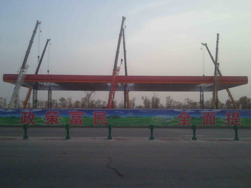 桂林加油站网架罩棚