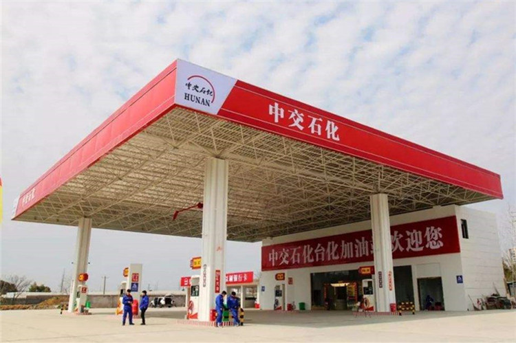 桂林加油站钢结构网架案例6